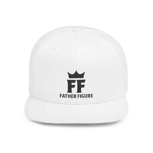 Father Figure Logo Flat Bill Snapback Hat