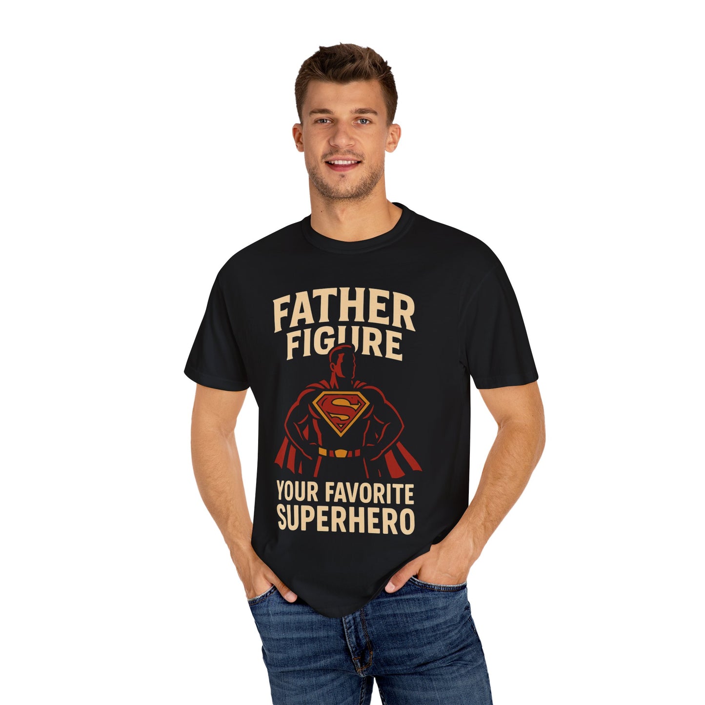 Father Figure Superhero T-shirt